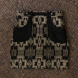 Pencil Skirt Patterned Skirt